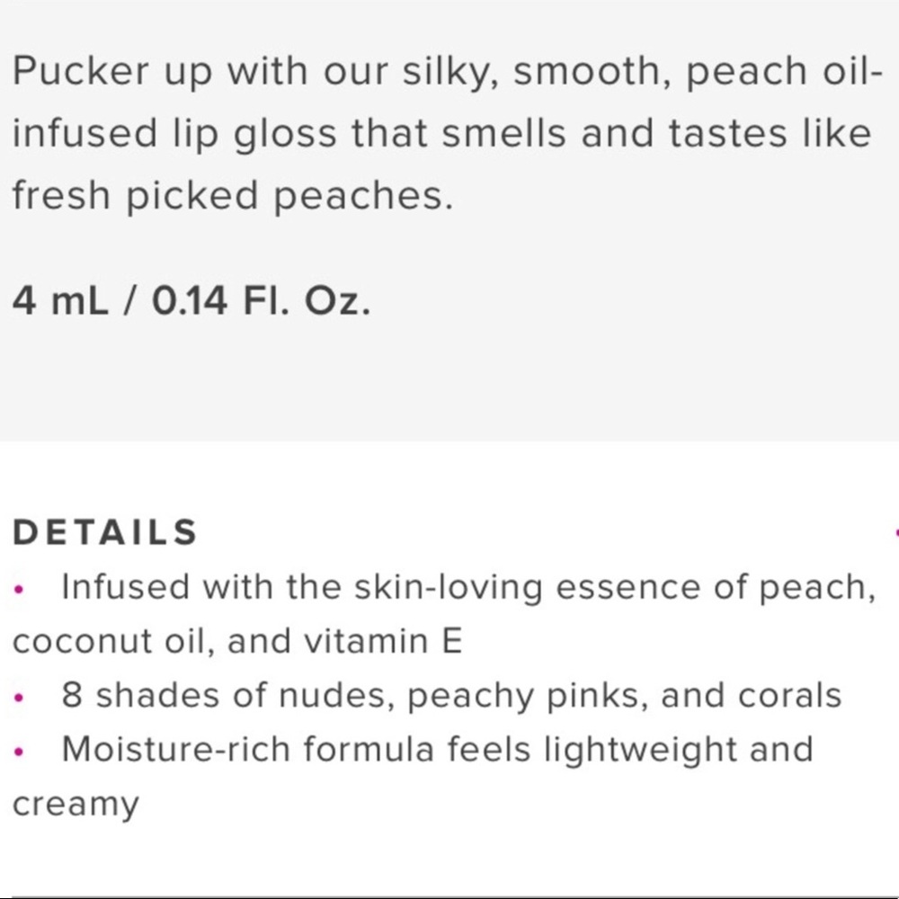Too Faced Sweet Peach Lip Gloss π - Picture 10 of 10